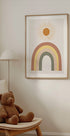 Warmer Regenbogen und Sonnenstrahl Poster - Posterbox.dk
