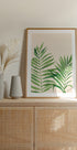 Aquarell-Palmblatt-Poster - Posterbox.dk