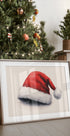 Aquarell-Weihnachtsmütze-Poster - Posterbox.dk