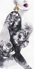 Aquarell Frau mit Blumen Poster - Posterbox.dk