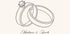 Hochzeitsringe personalisiertes Poster - Posterbox.dk