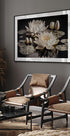 Poster mit weißen Lotusblumen - Posterbox.dk