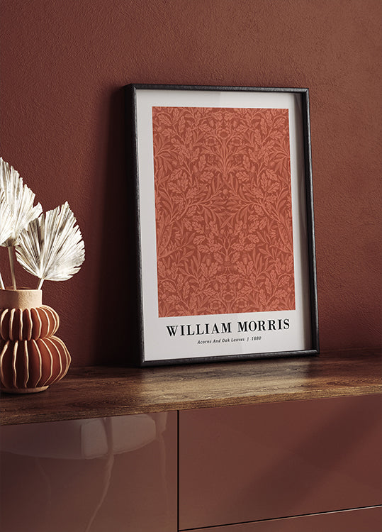 William Morris Eicheln und Eichenblätter 1880 Poster - Posterbox.dk