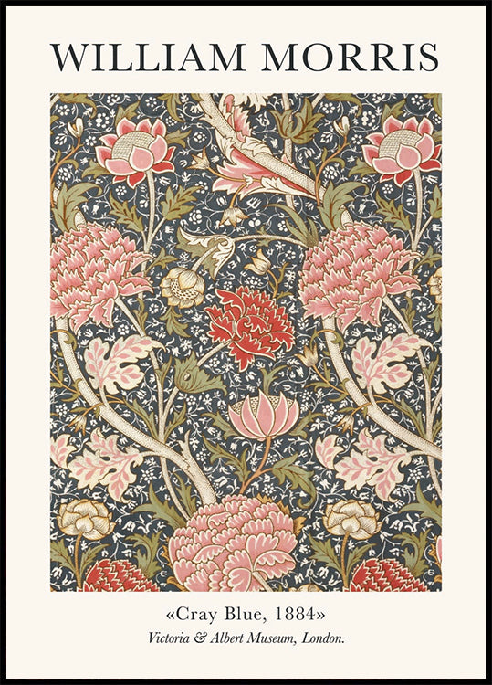 William Morris Cray Blue Poster - Posterbox.dk