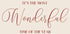 Poster „Wonderful Time“ - Posterbox.dk