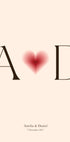 You & Me, Initials Love Poster - Posterbox.dk