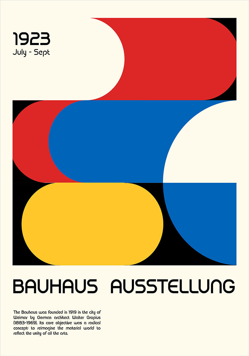 Bauhaus Ausstellung 1923 Plakat - Posterbox