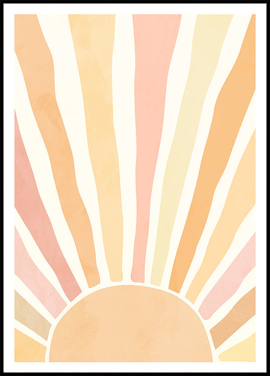 Boho sunrise Plakat - Posterbox