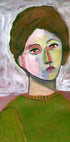 The woman in the green sweater - Posterbox