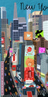 Times Square, New York Illustration by Artist Carla Daly - Posterbox