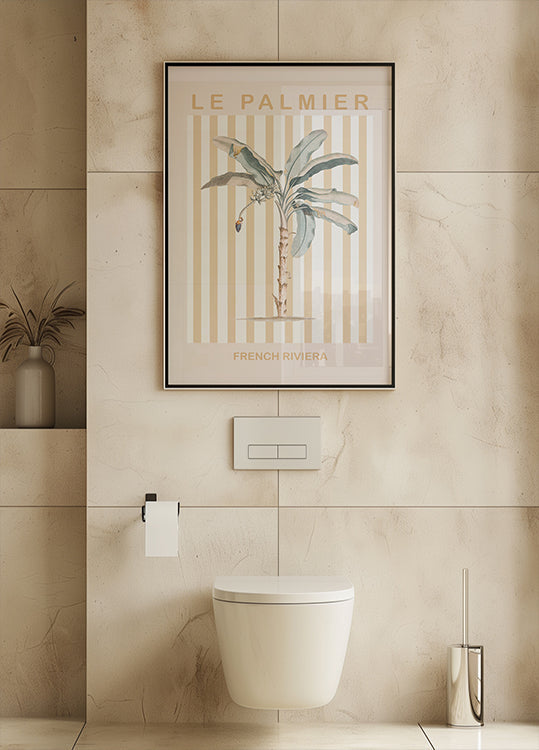 Riviera Plam Tree Plakat - Posterbox