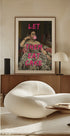 Let Them Eat Cake, Bubble Gum Vintage Portrait Plakat - Posterbox