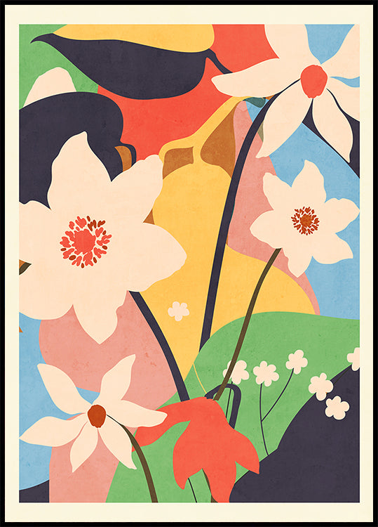 Abstract Art Landscape Flowers (NEW) - Posterbox