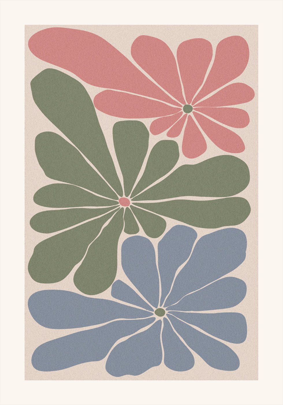 Drei Blumen Poster - Posterbox.dk