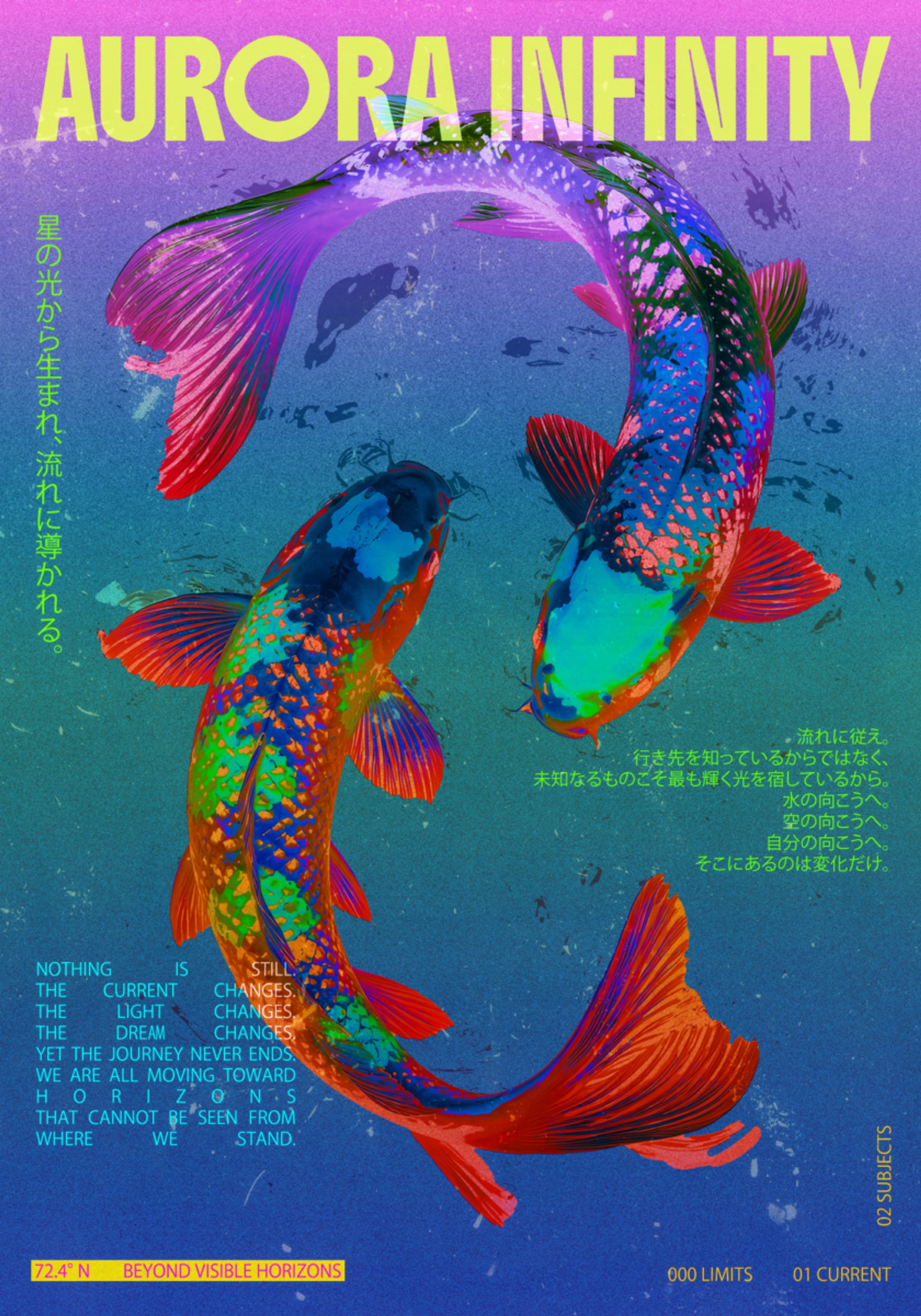 Lebendiger Aurora-Koi