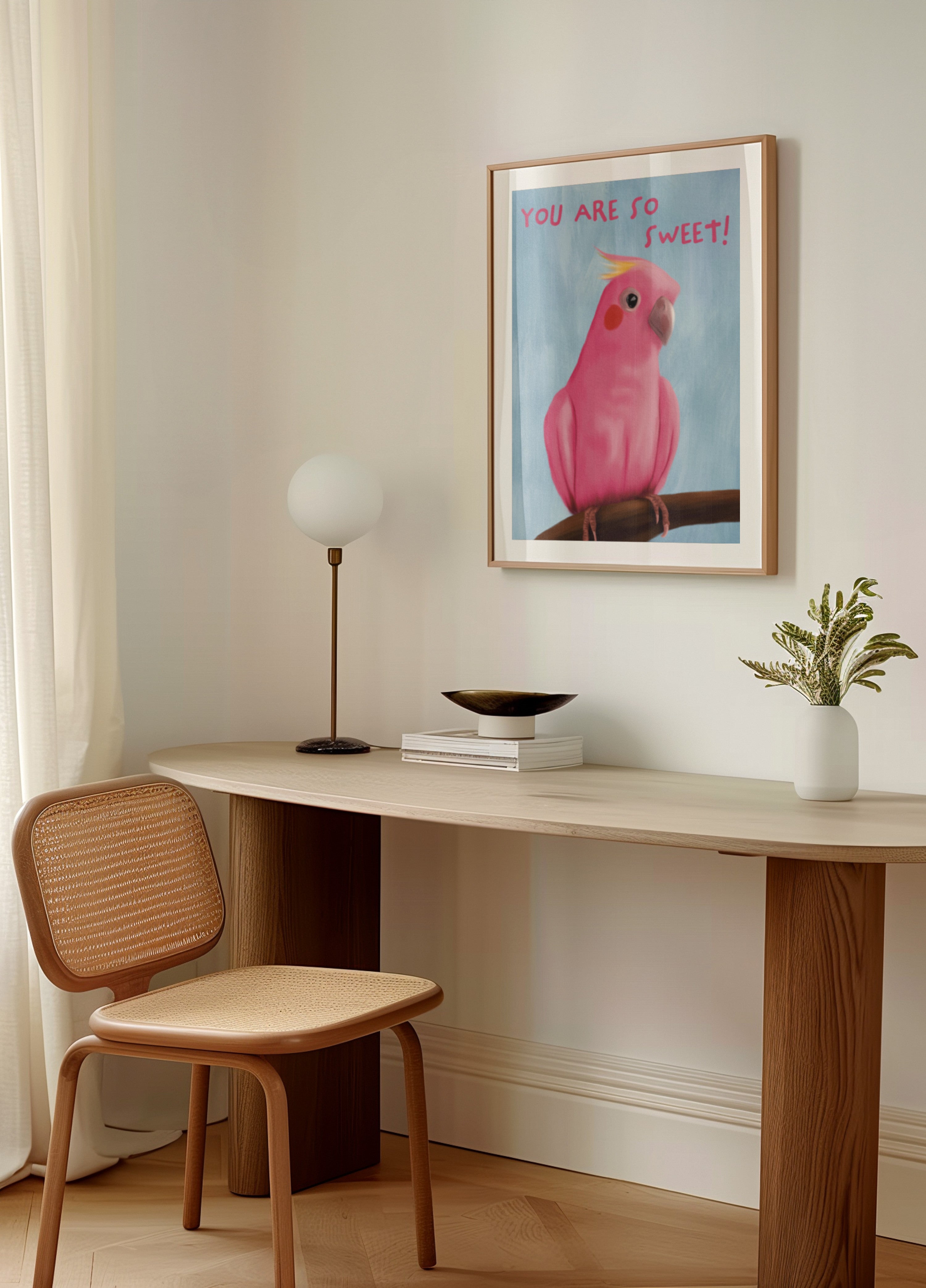 Süße rosa Galah