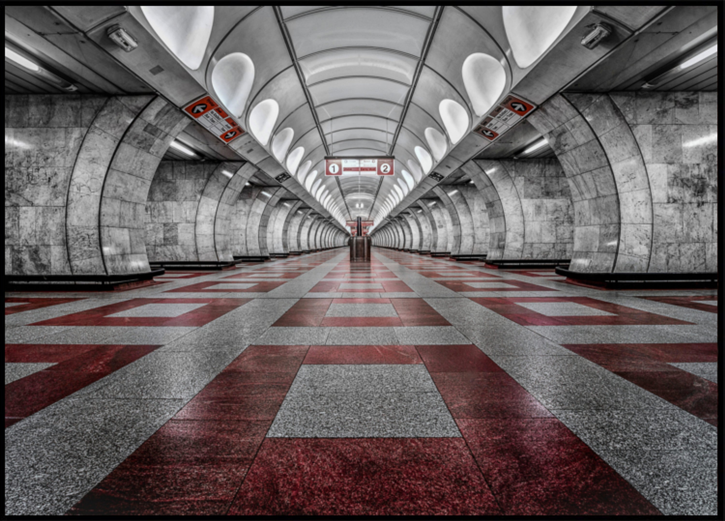 Tiefe U-Bahn-Geometrie