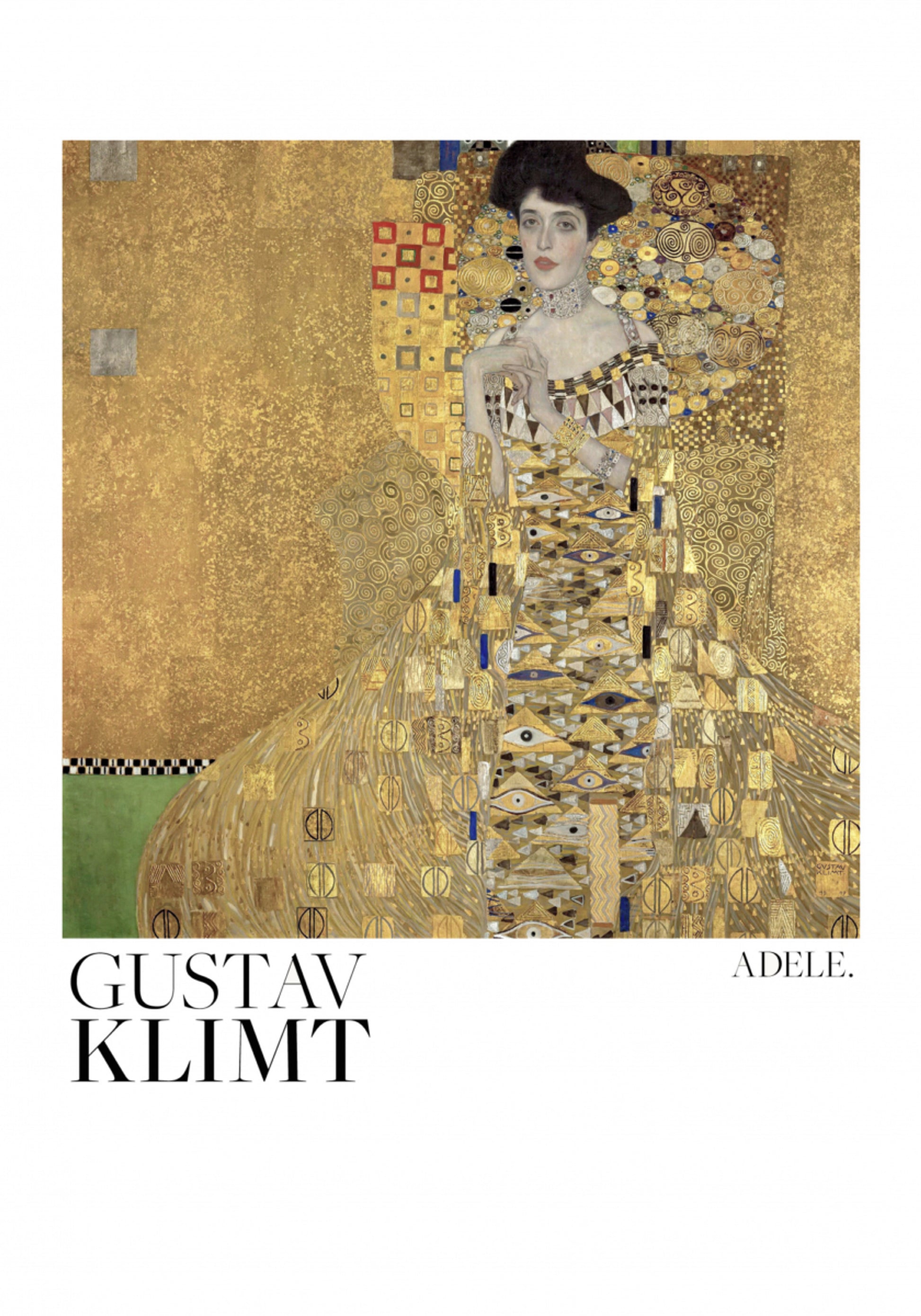 Porträt von Adele Bloch Bauer I (1907) Poster