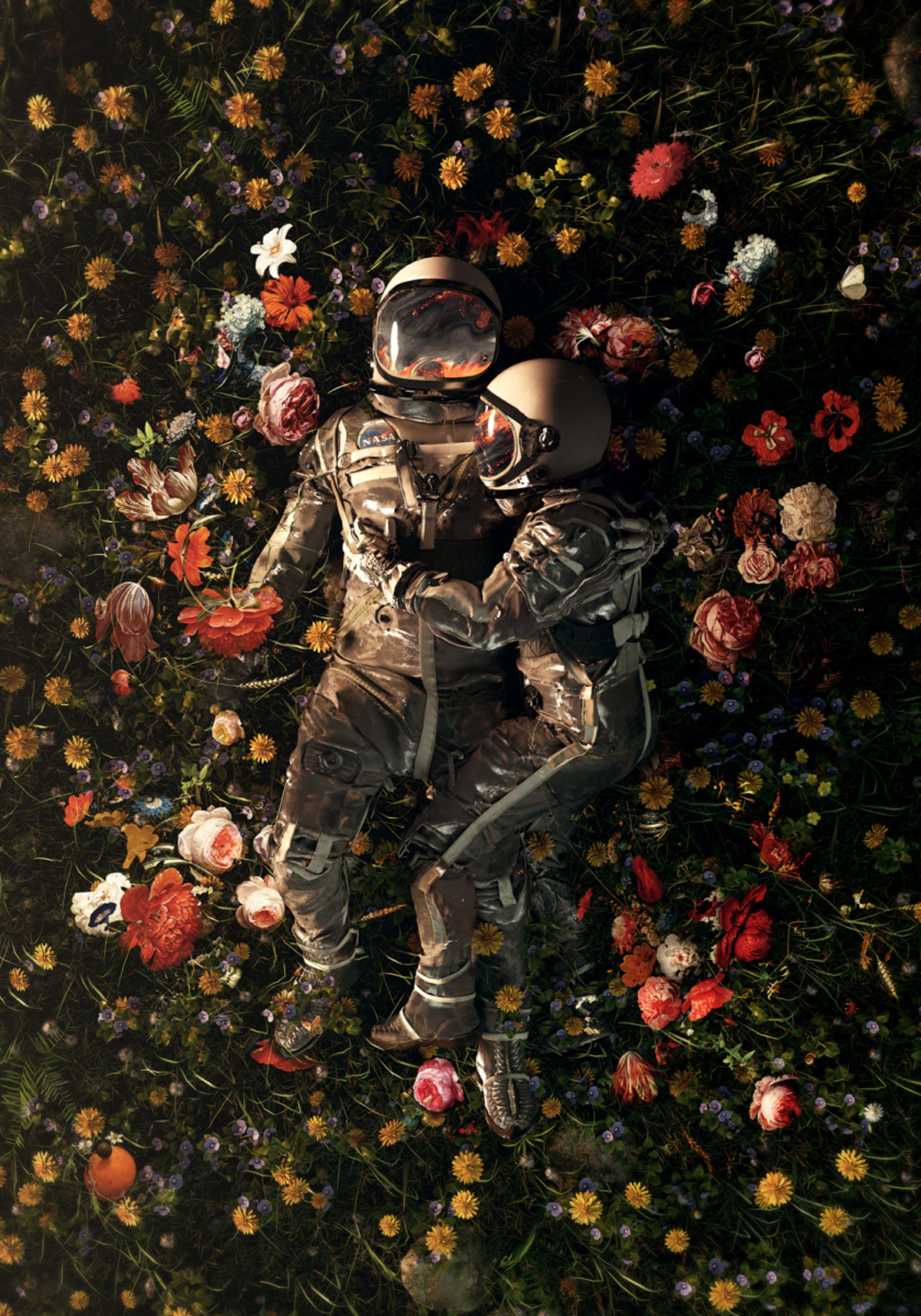Kosmische Paarblüte