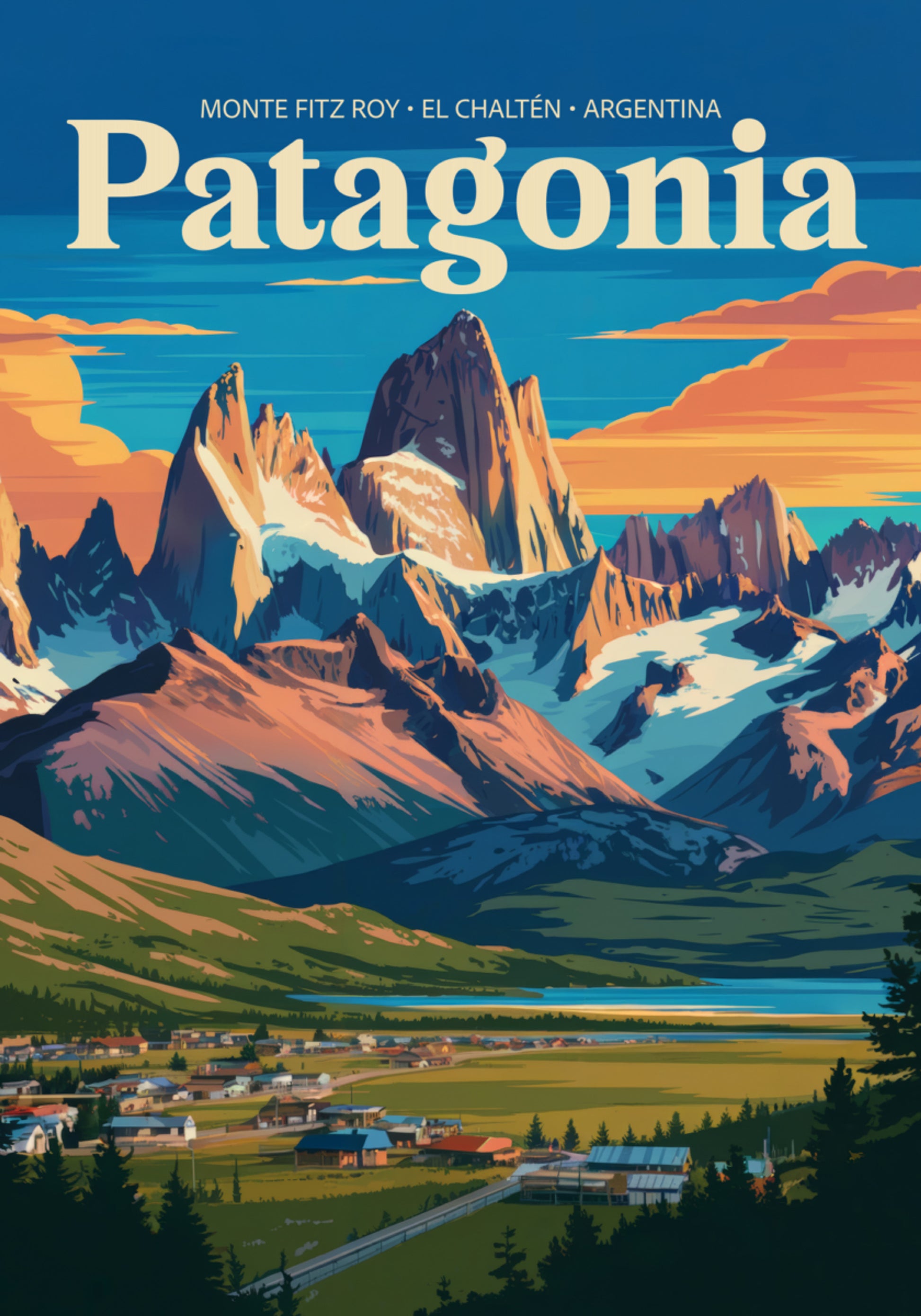 Glühen im El Chaltén-Tal