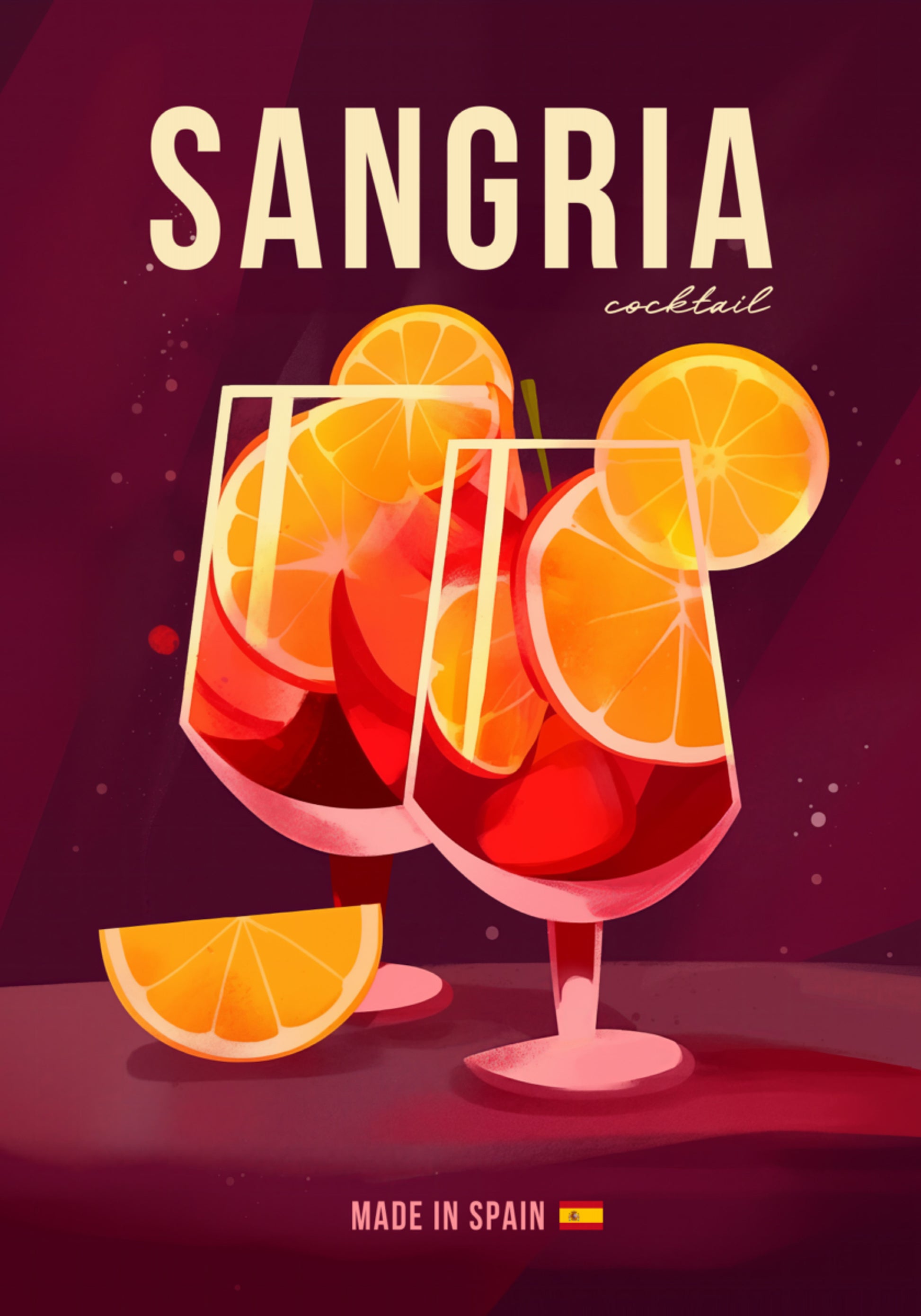 Erfrischender Sangria-Cocktail