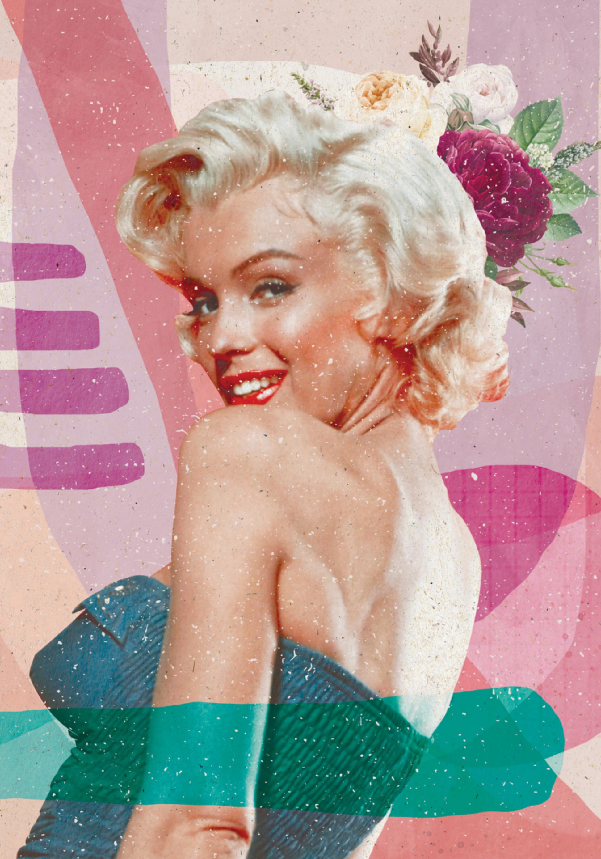 Blonde Glamour-Blumen