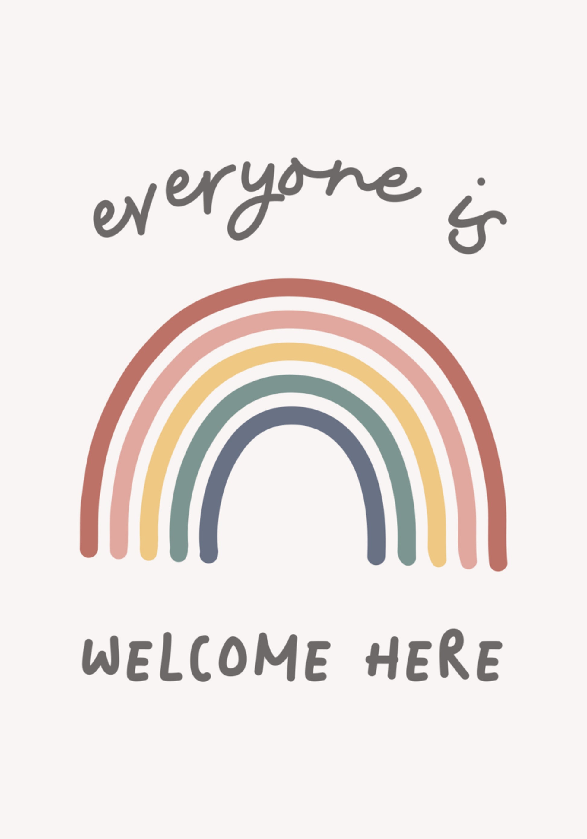 Alle sind willkommen, Regenbogen