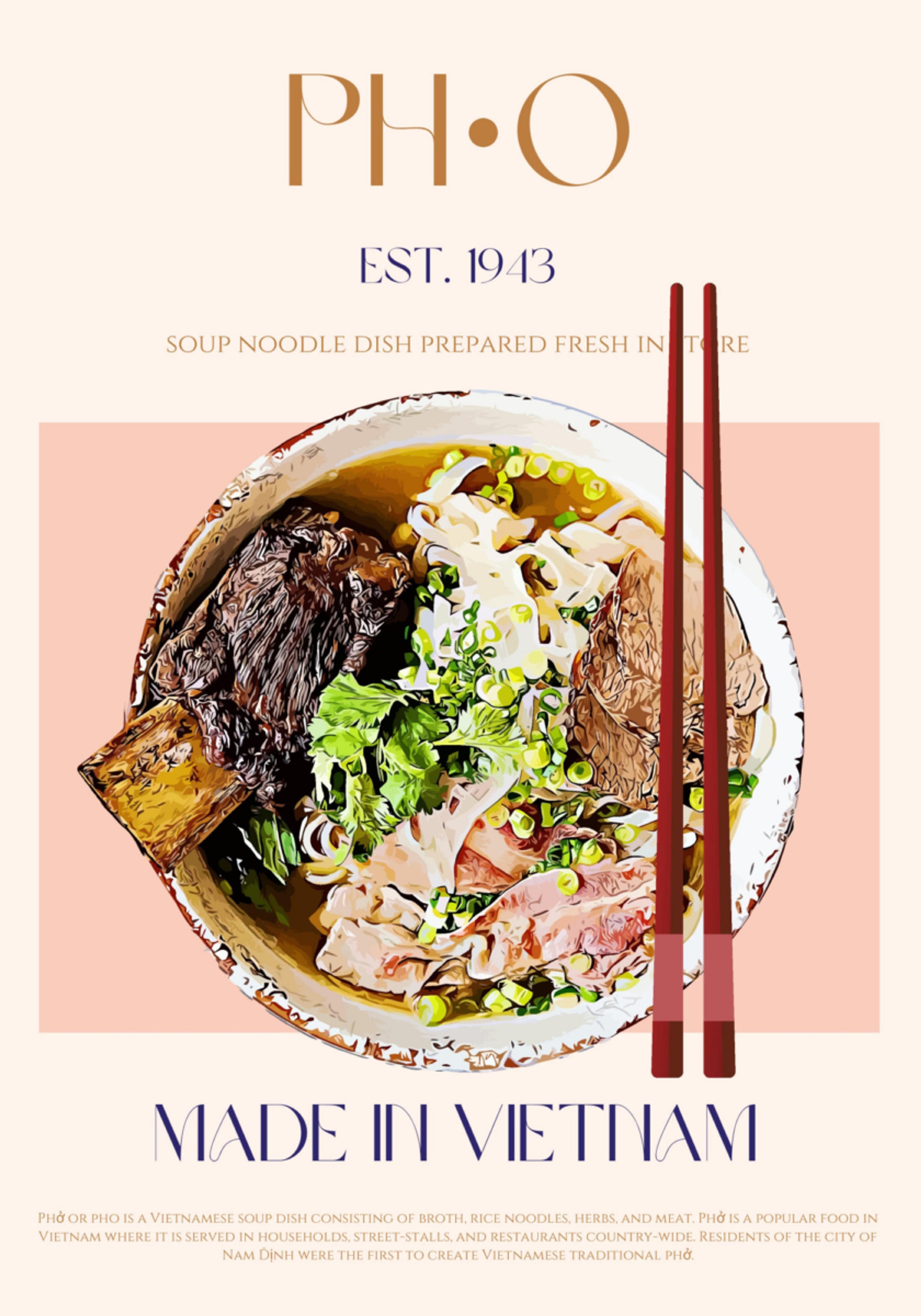 Authentisches Rindfleisch-Pho