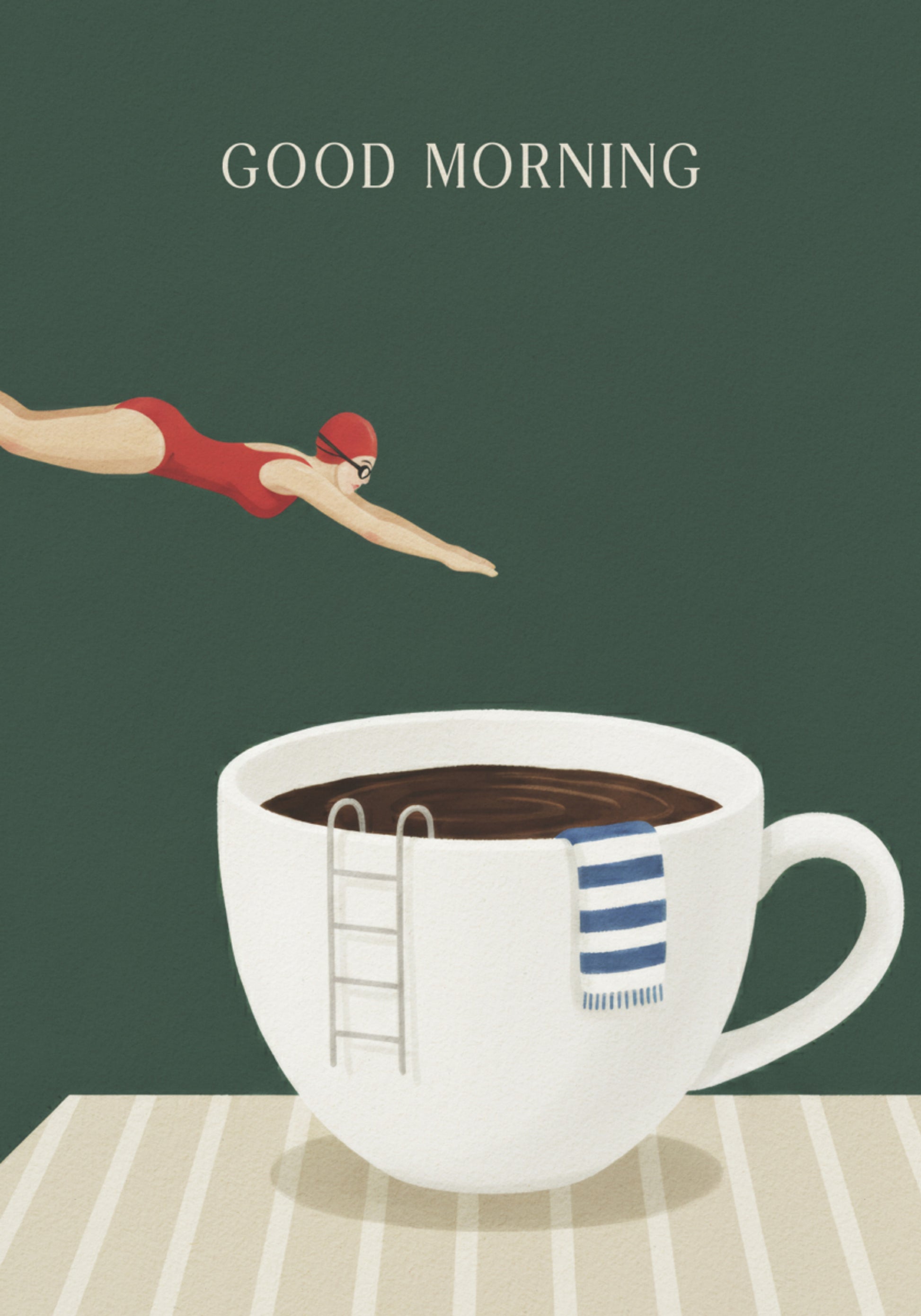 Morgenkaffee-Tauchgang