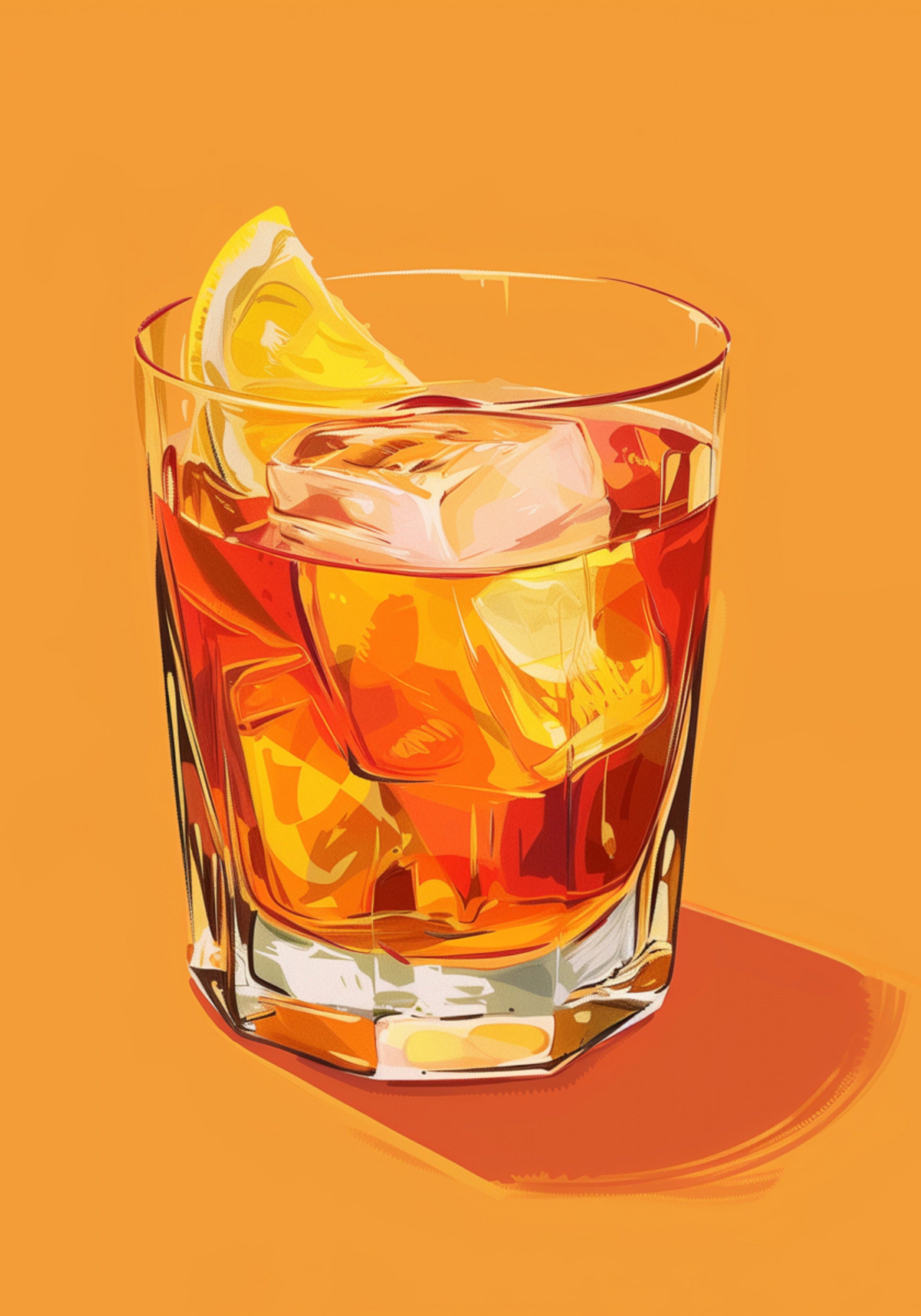 Erfrischender Orangencocktail