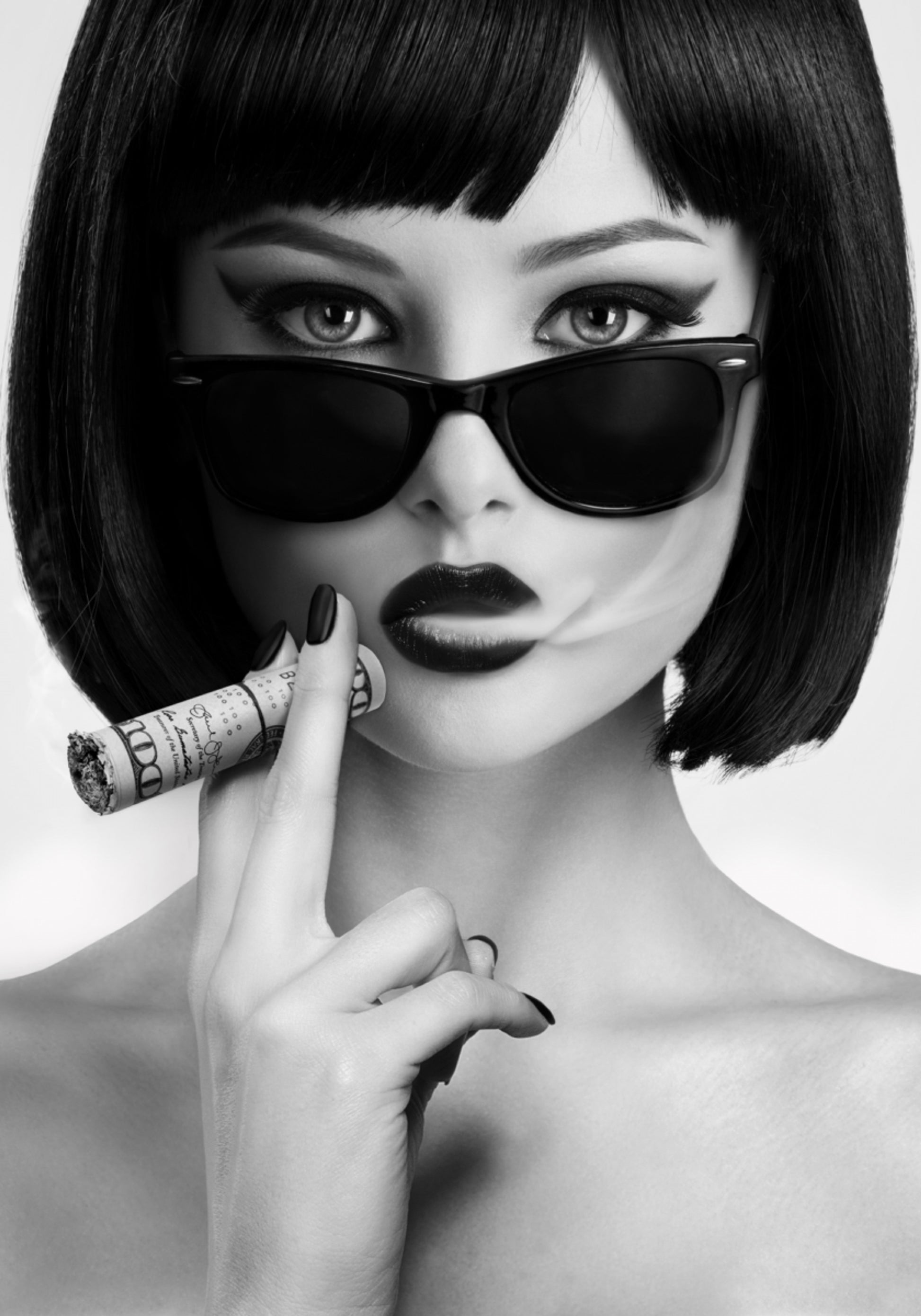 Selbstbewusster Glamour-Rauch