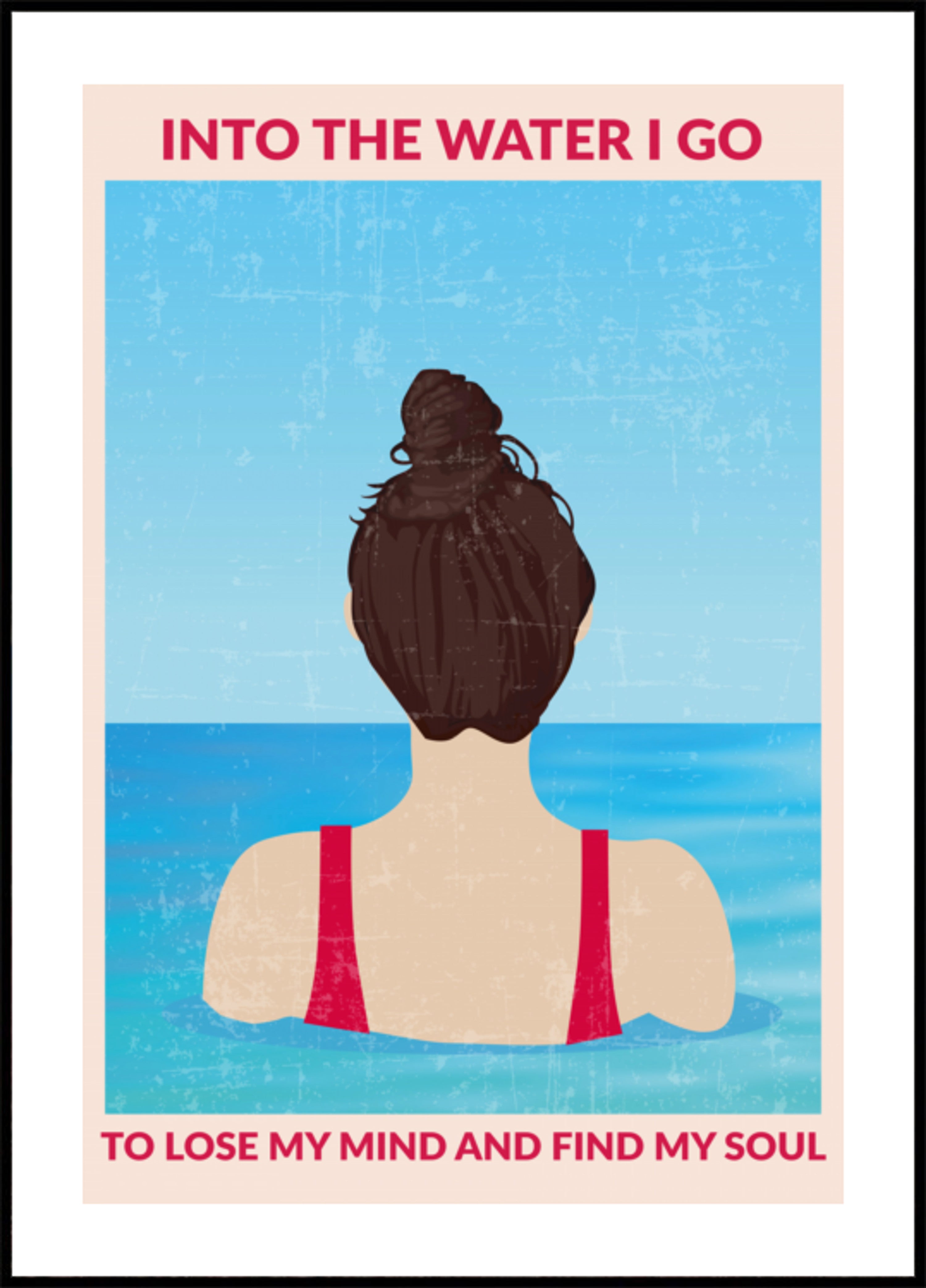 Seelensuchendes Schwimmen