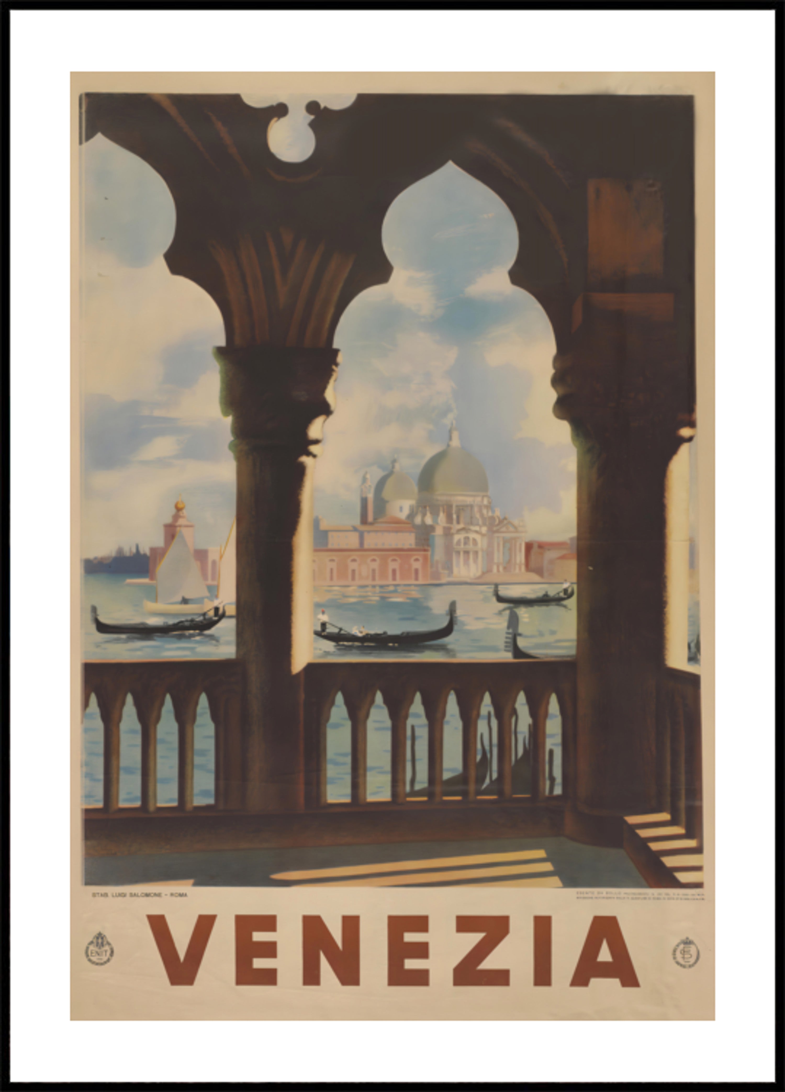 Blick auf den Canal Grande von Venedig