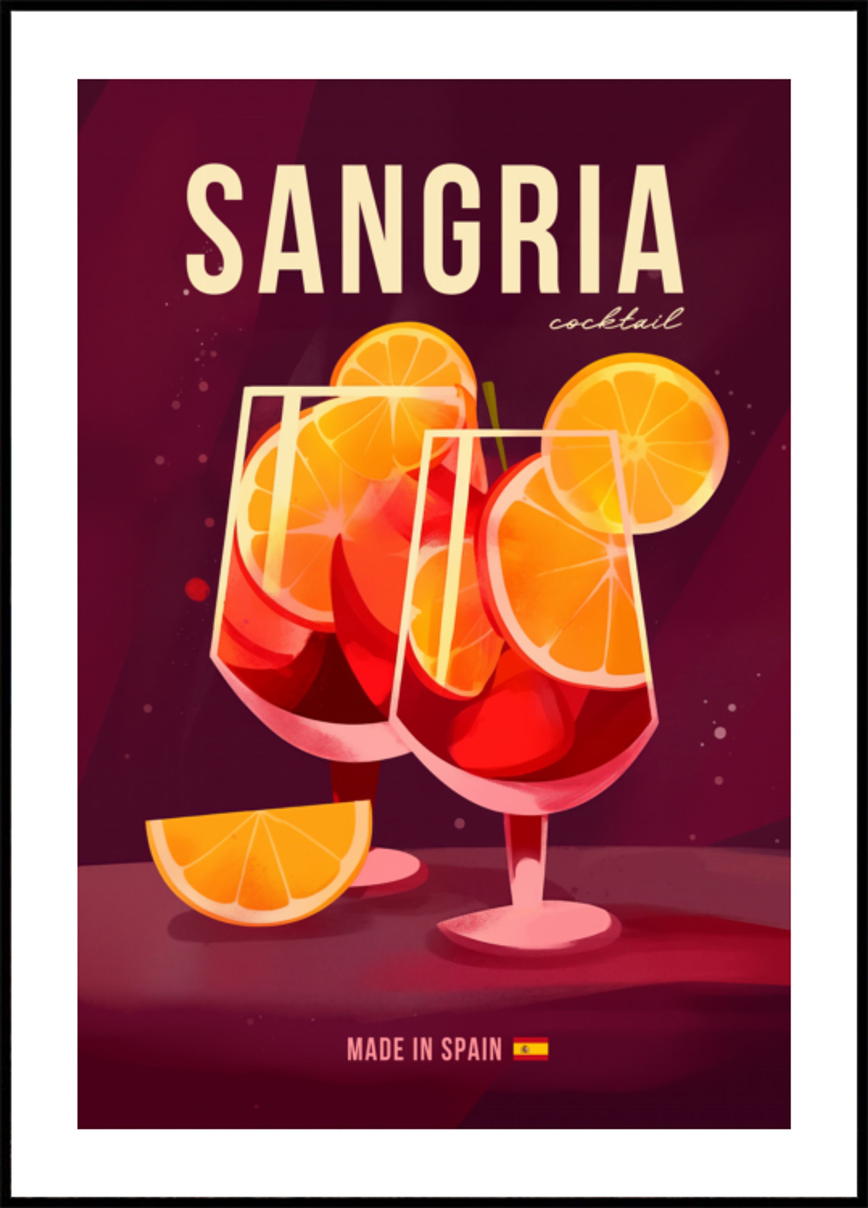 Erfrischender Sangria-Cocktail