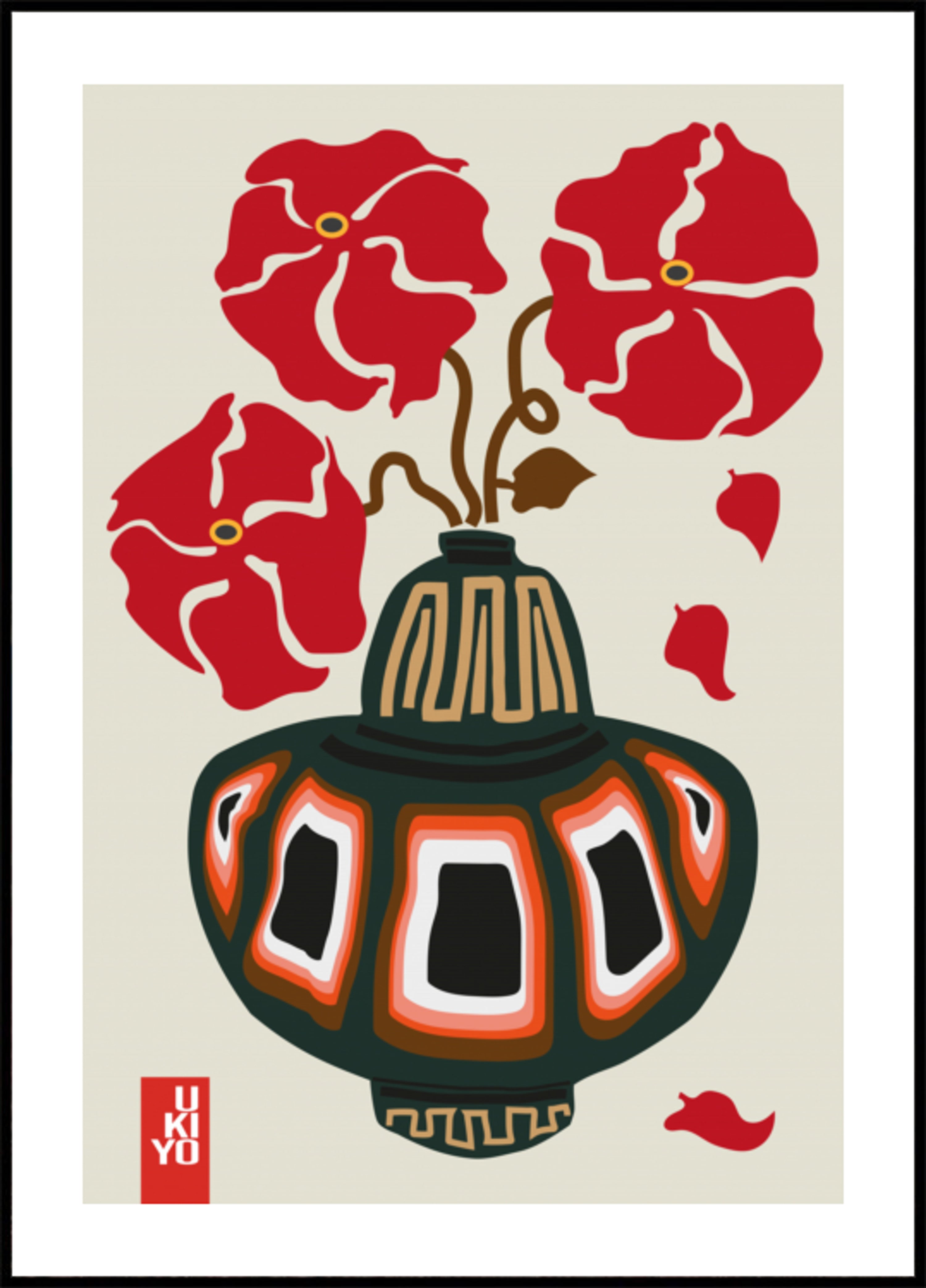 Speichern Sie Ukiyo Flowers