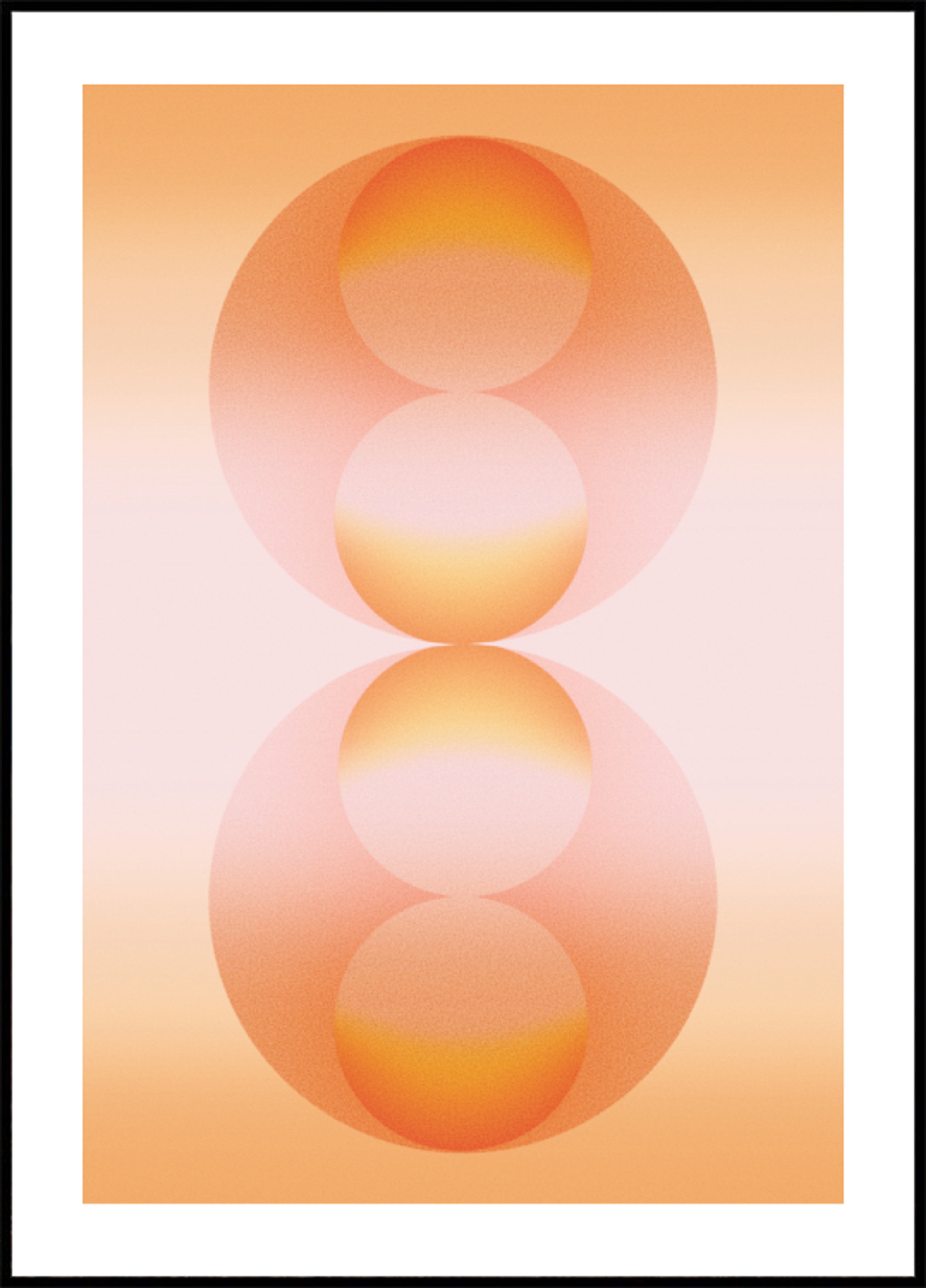 Reflektierte Farbverlaufskugeln