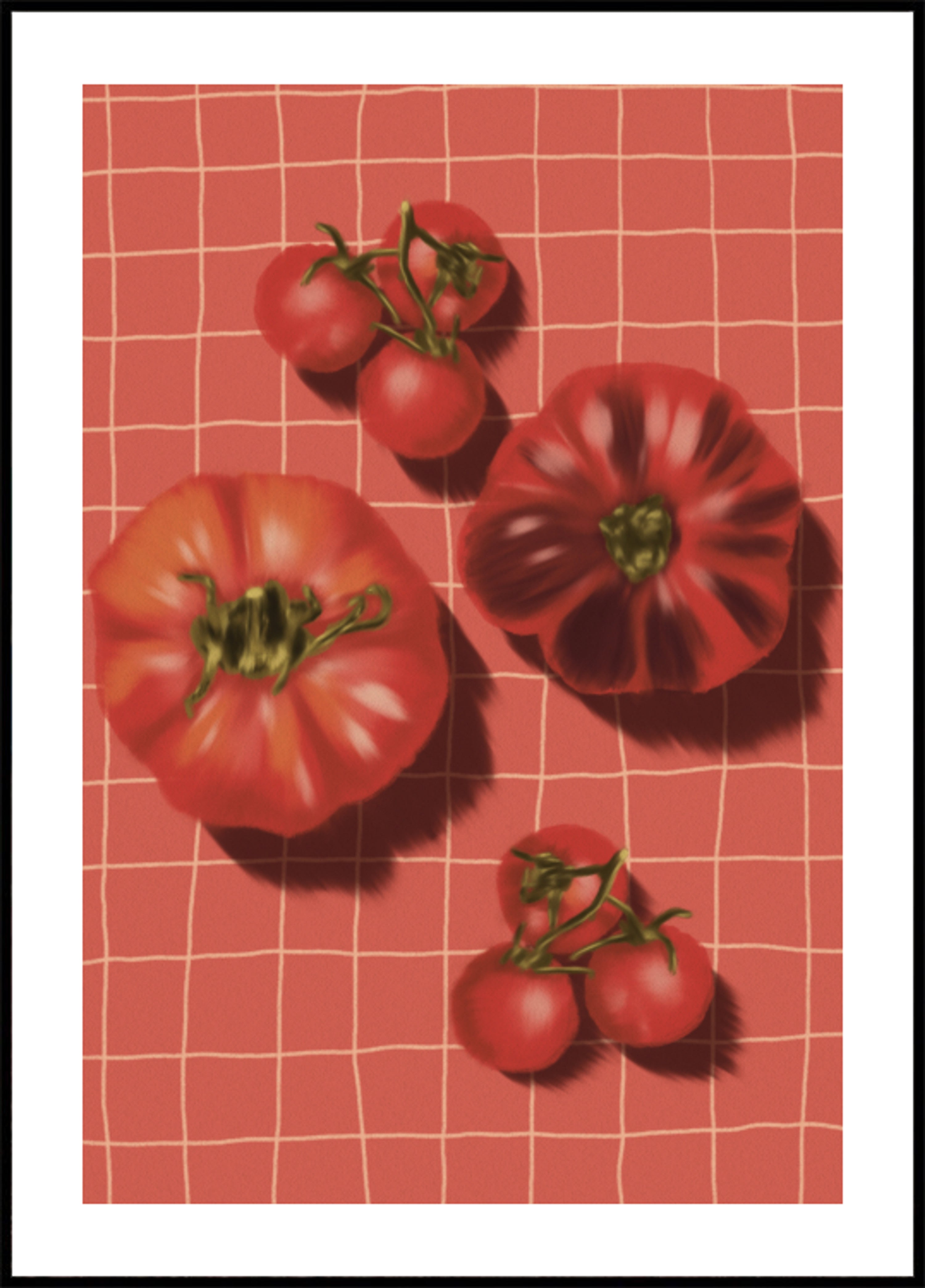 Rustikale rote Tomaten