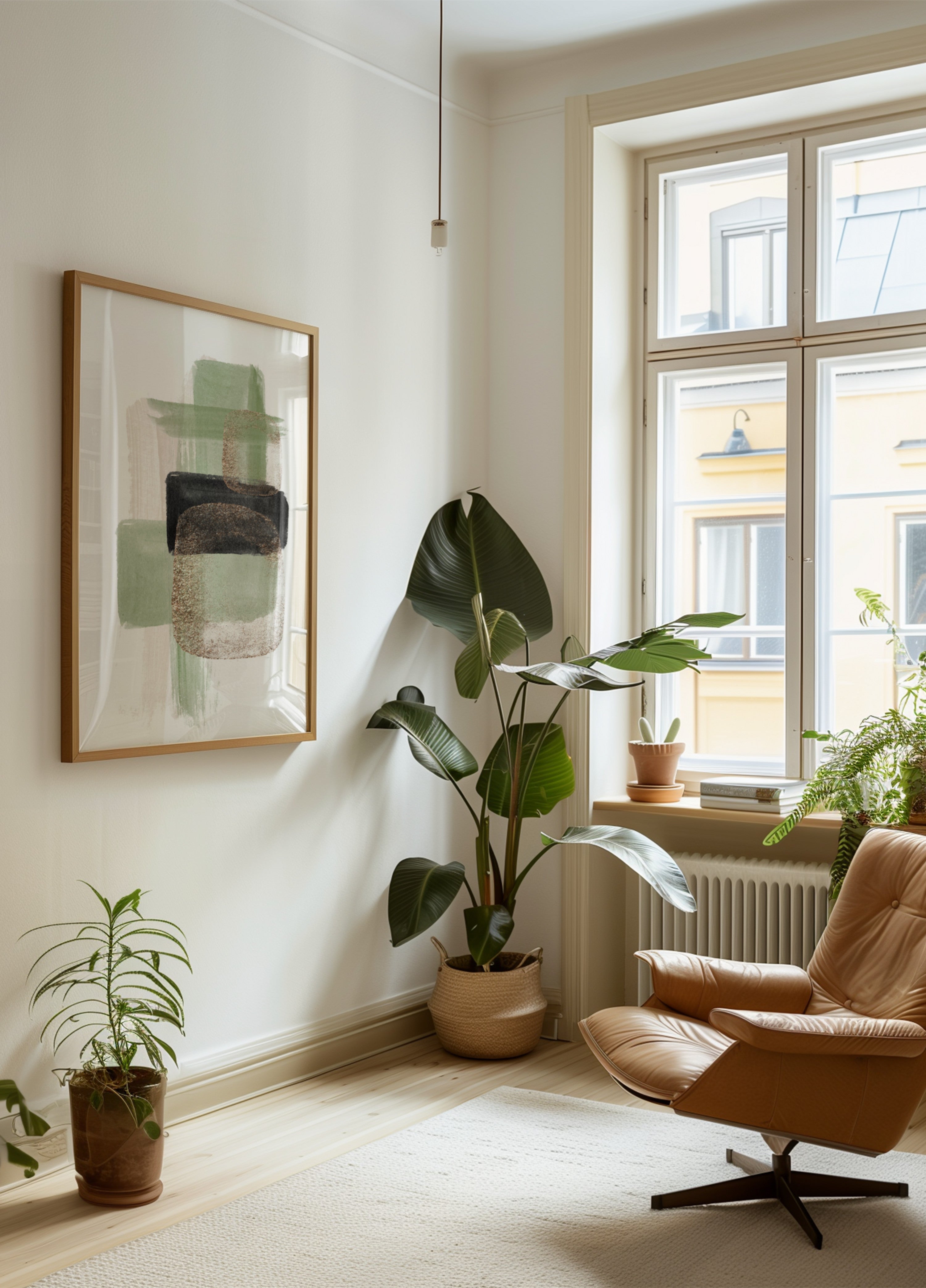 Moderne Formen aus Salbeigold