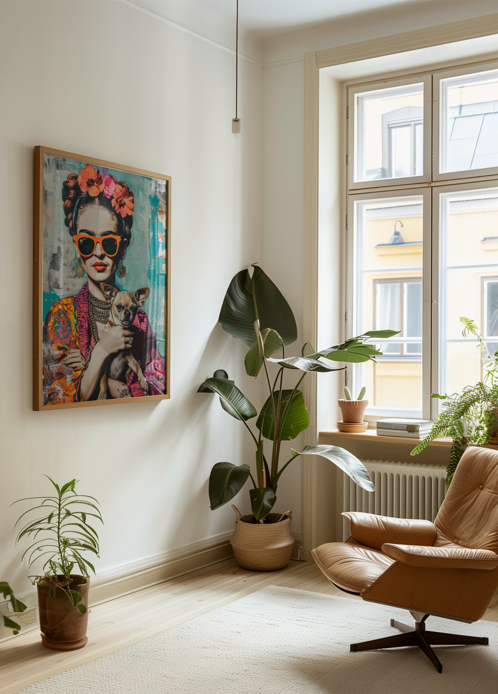Bunte Porträt-Chihuahua