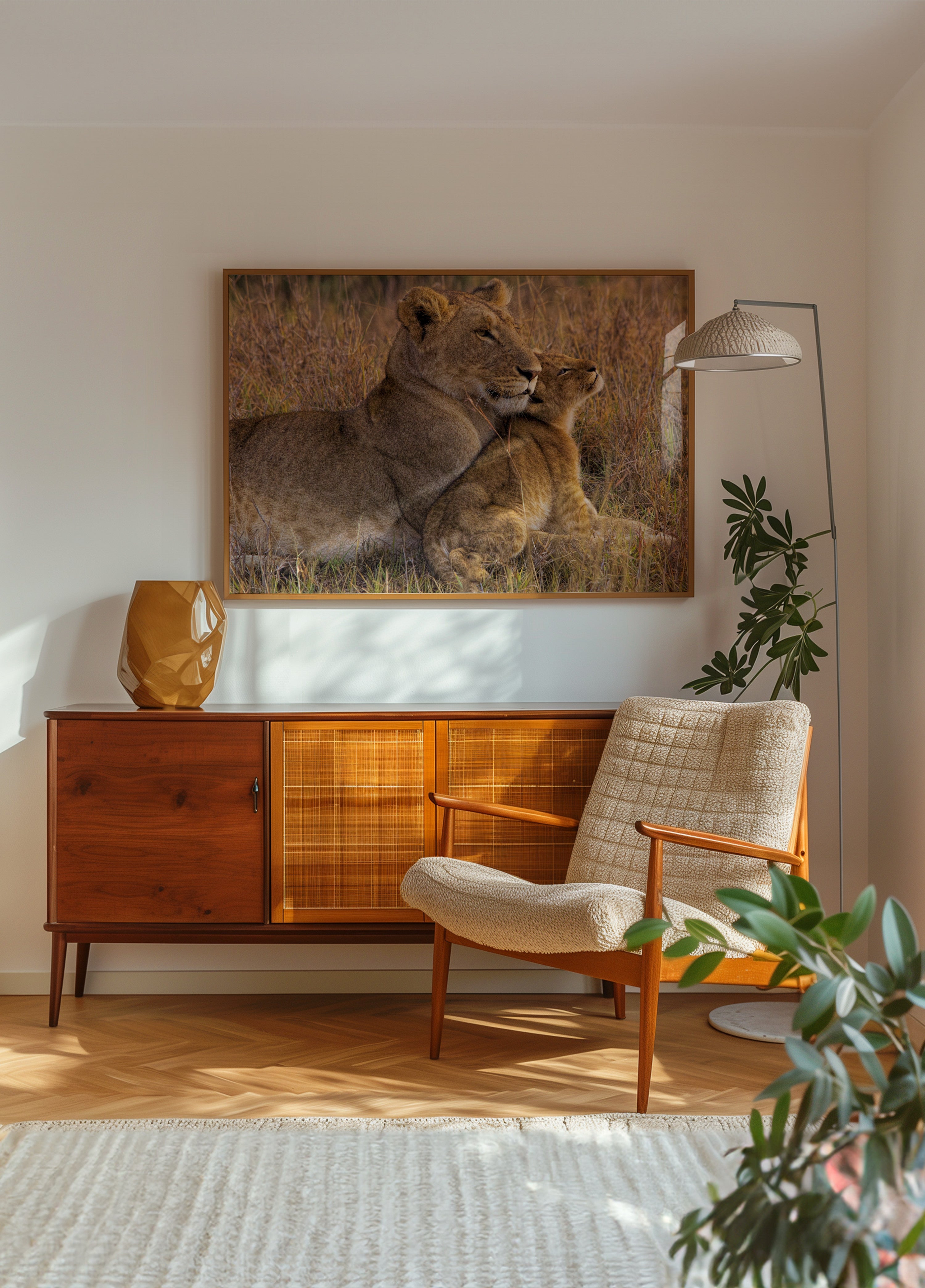 Zartes Löwinjunges