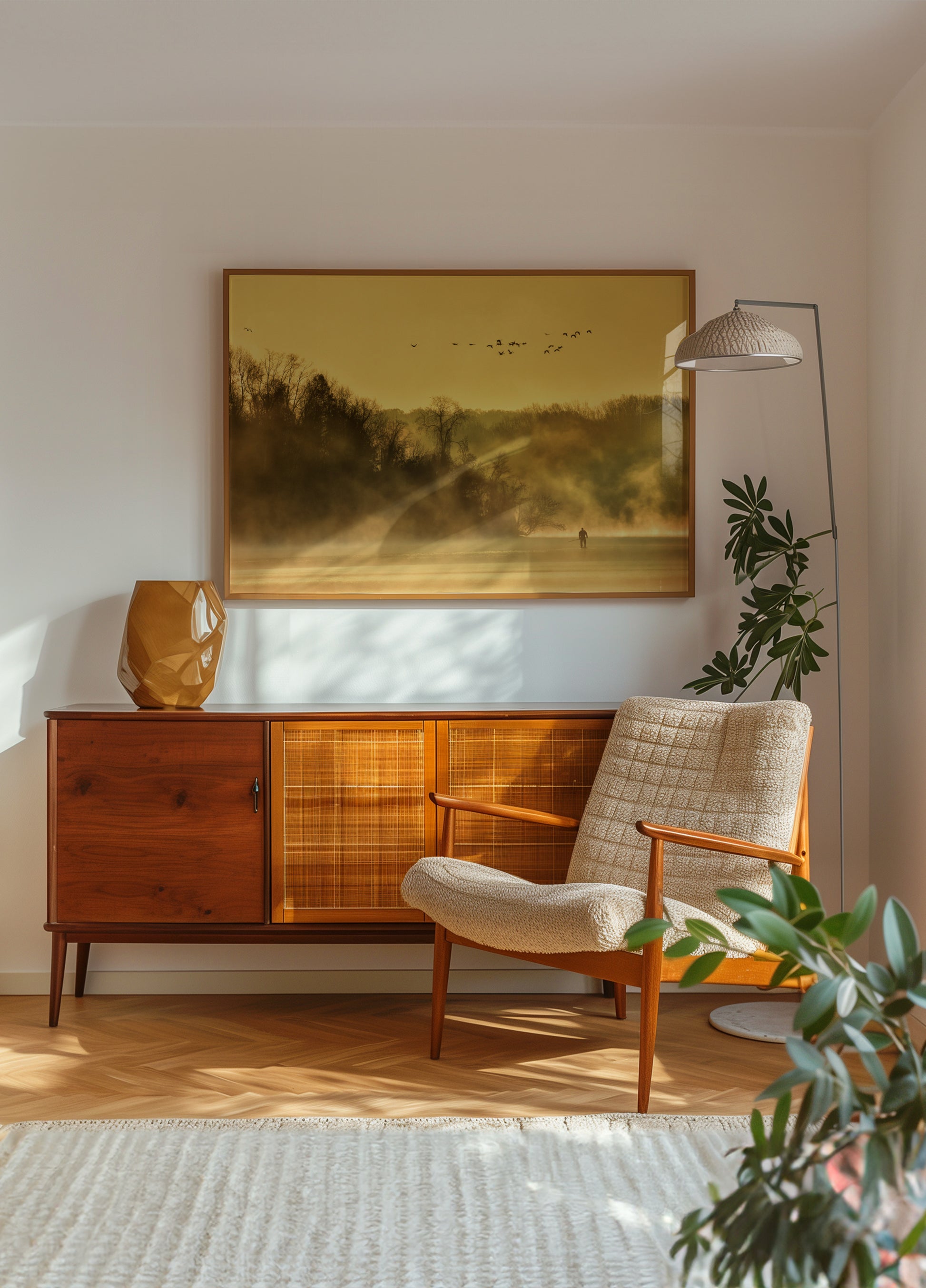 Goldene Nebel-Einzelfigur