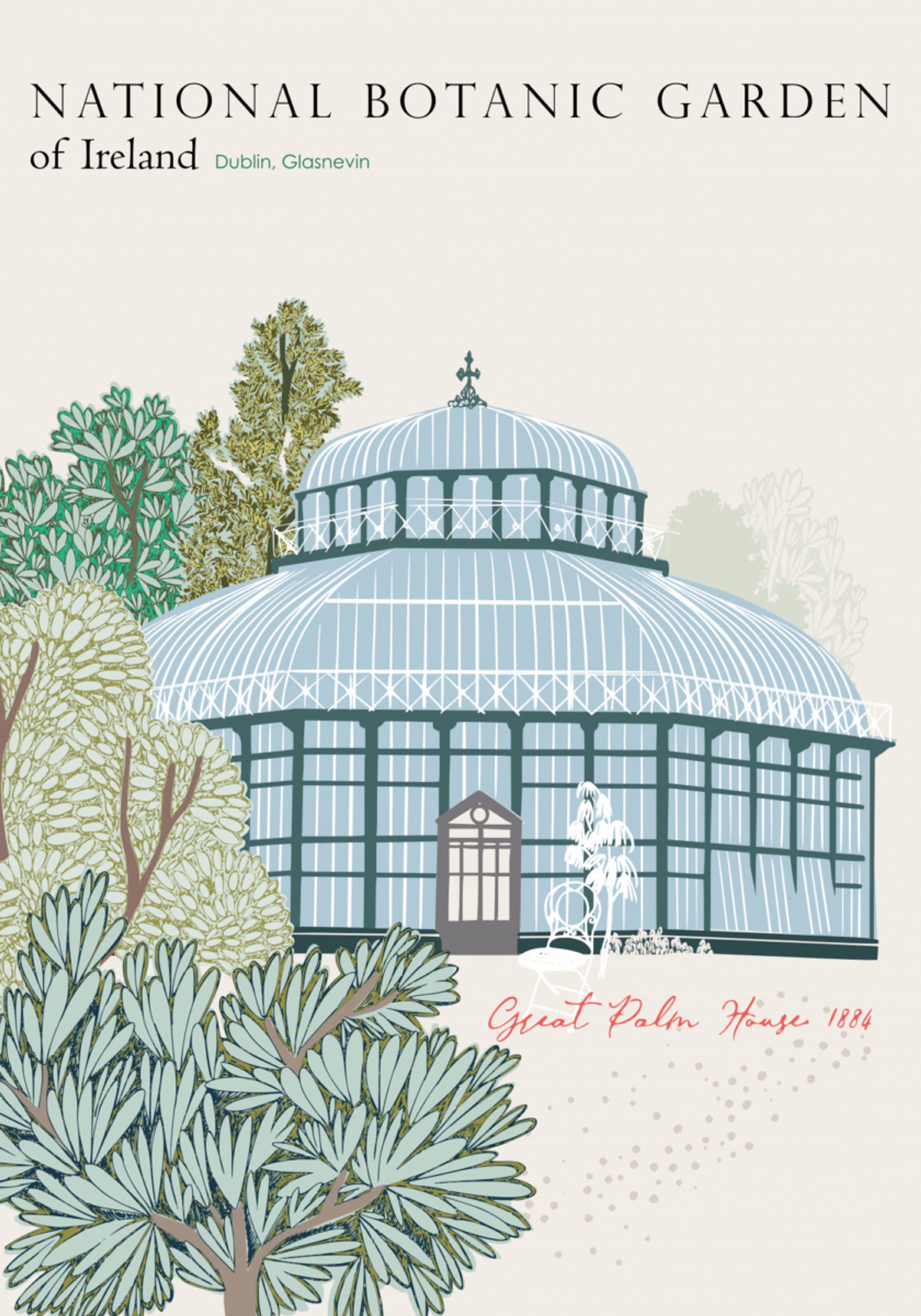 Toller Palmenhausgarten