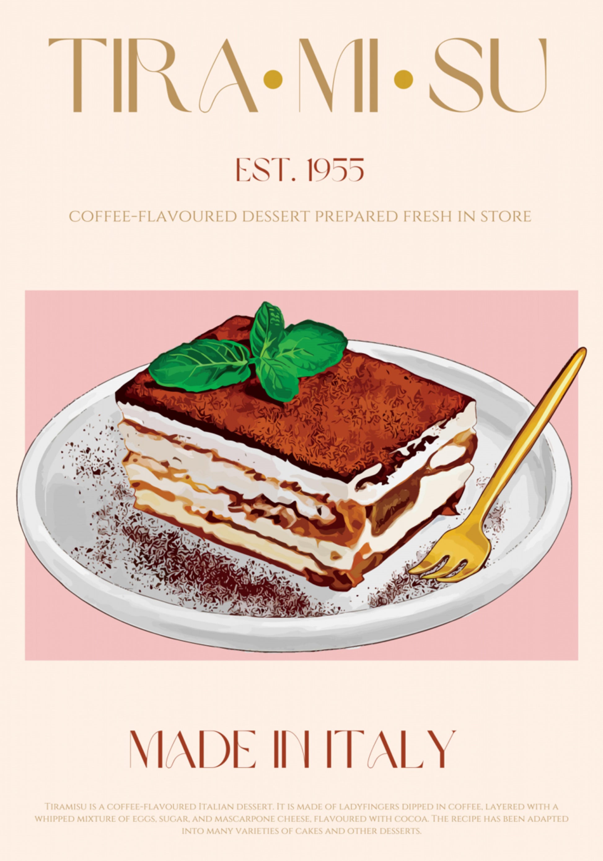 Klassisches italienisches Tiramisu