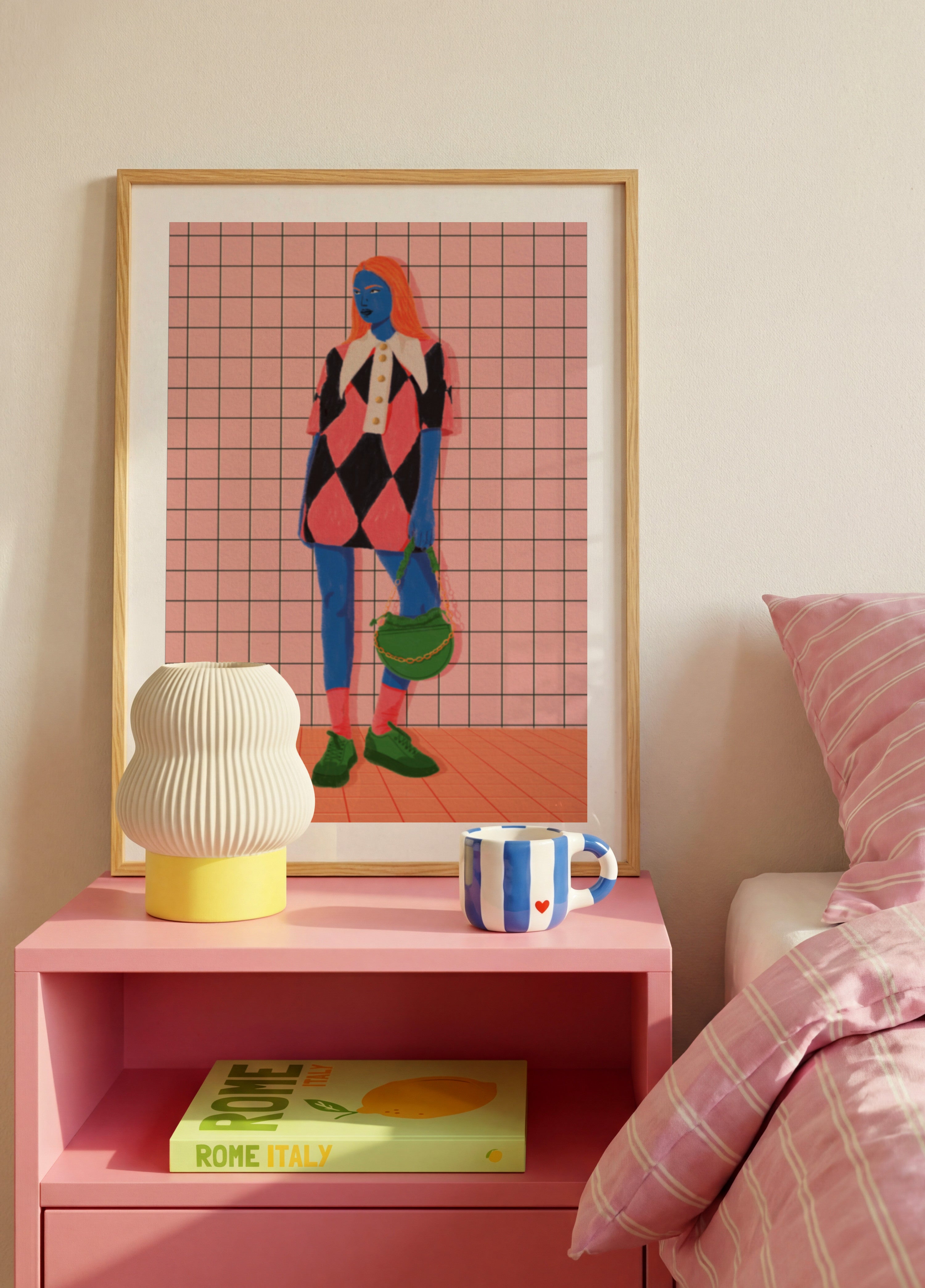 Lebendiger Argyle-Stil