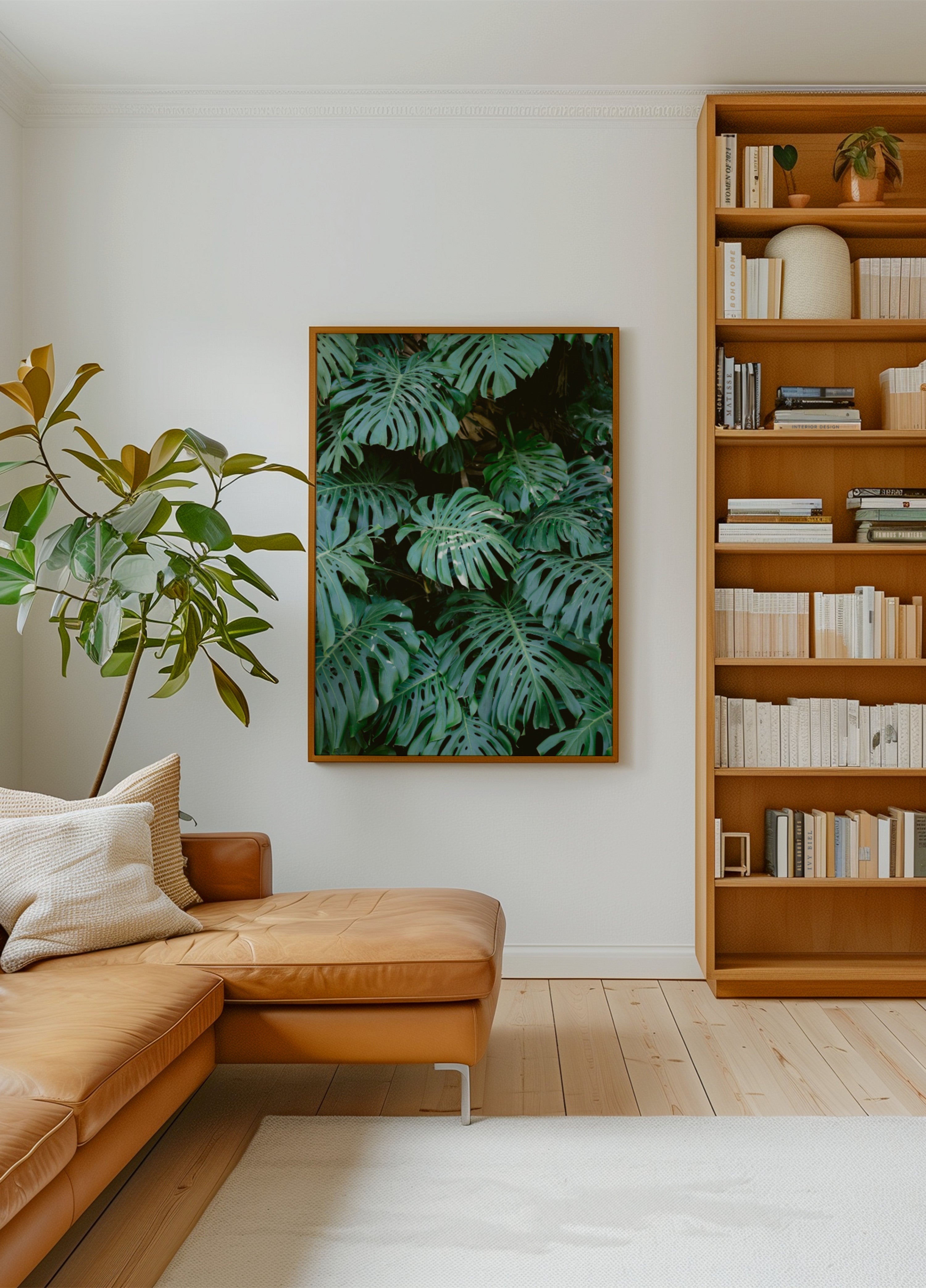 Monstera-Mauer in Lissabon
