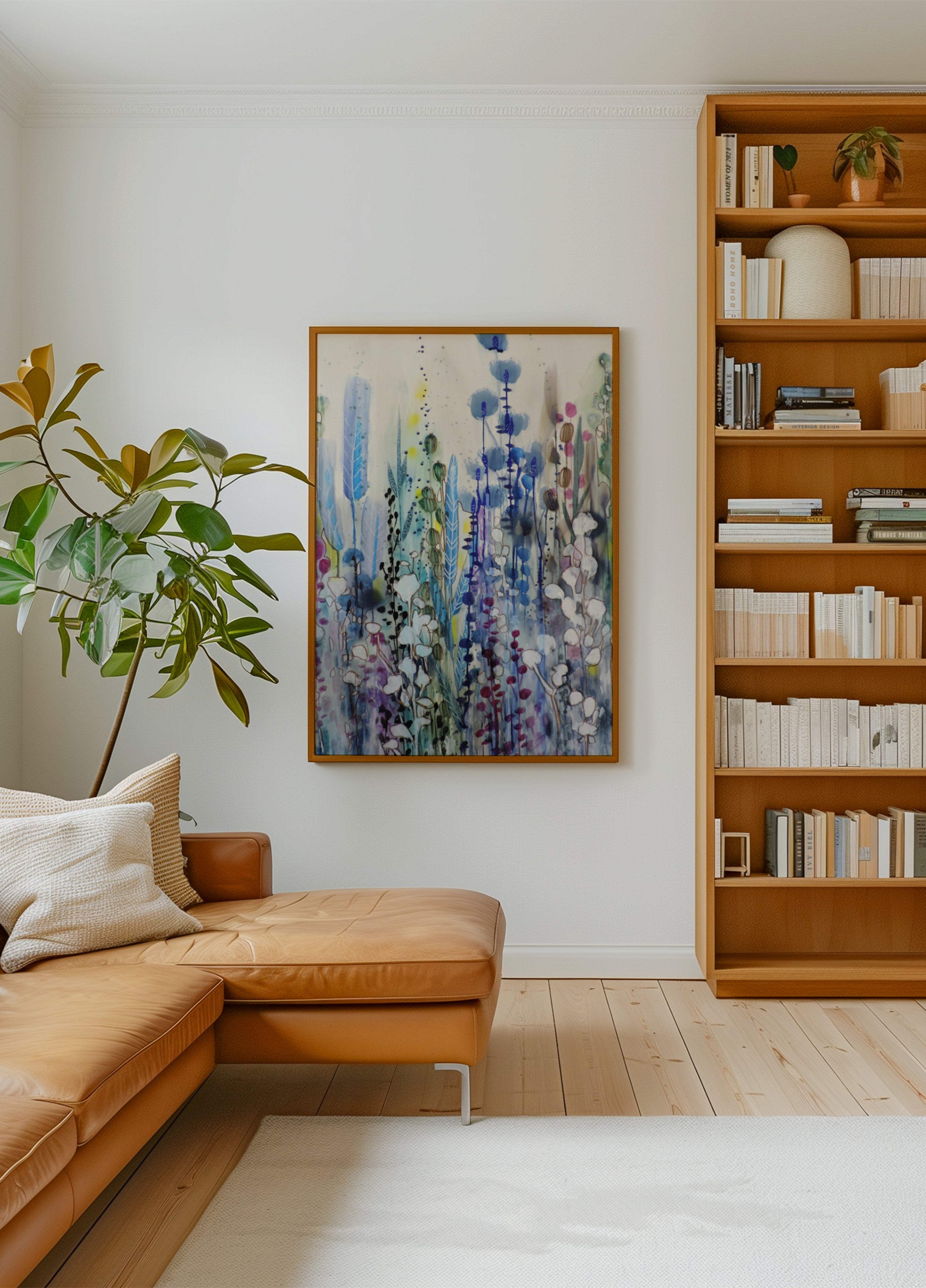 Verträumtes Blumenfeld