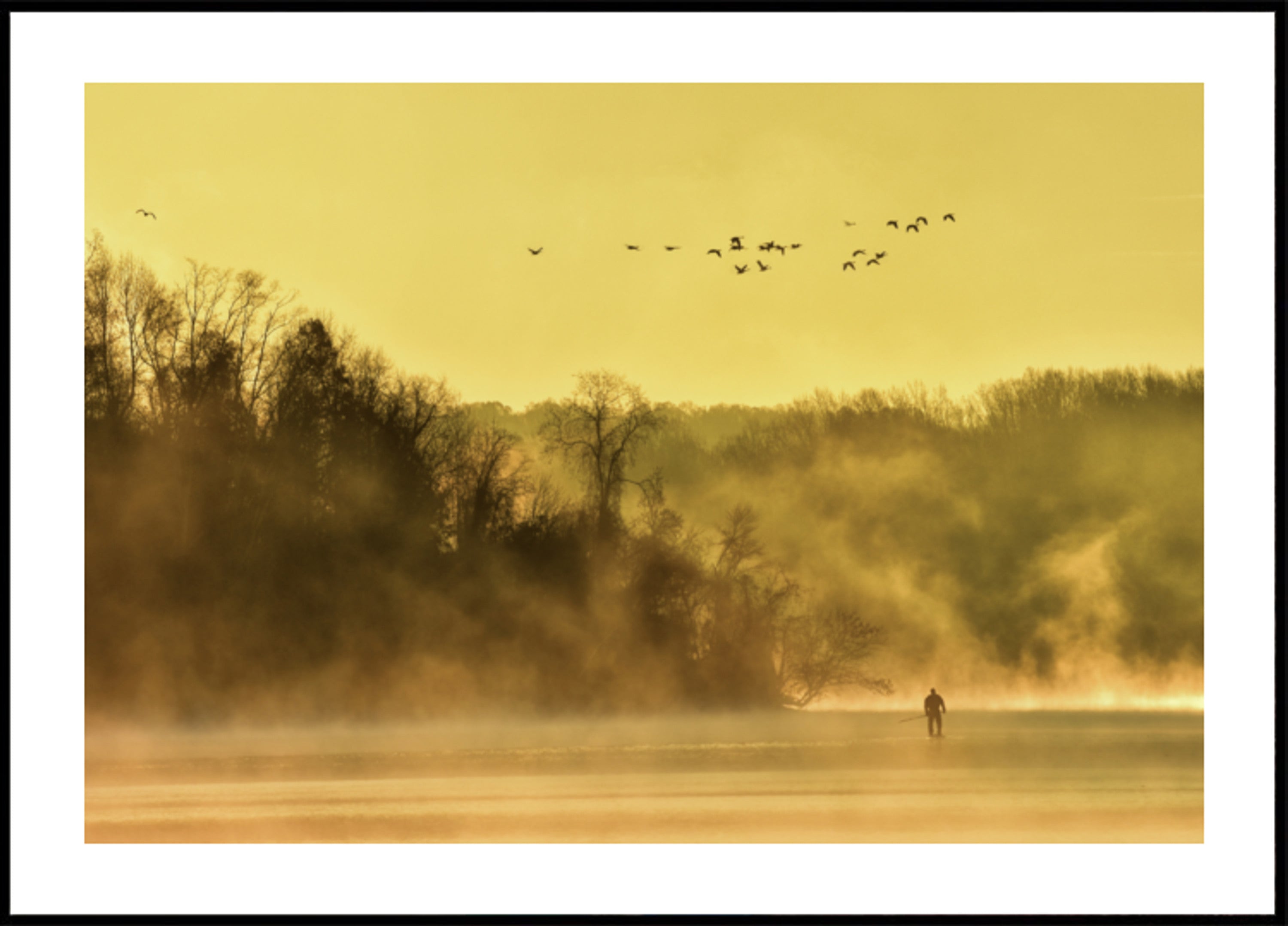Goldene Nebel-Einzelfigur