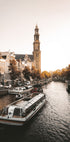 Poster Spaziergang entlang des Prinsengracht-Kanals - Posterbox.dk