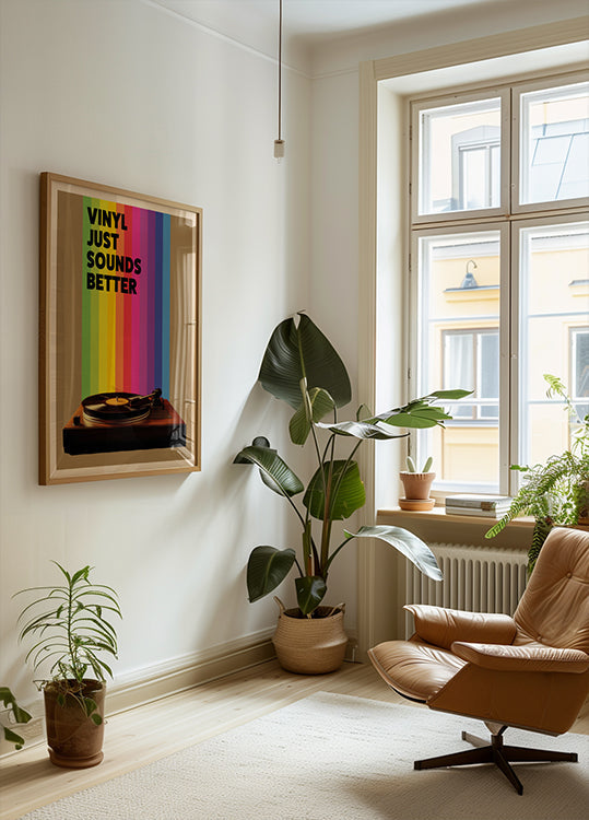 Vinyl Just Sounds Better (NEW) - Posterbox