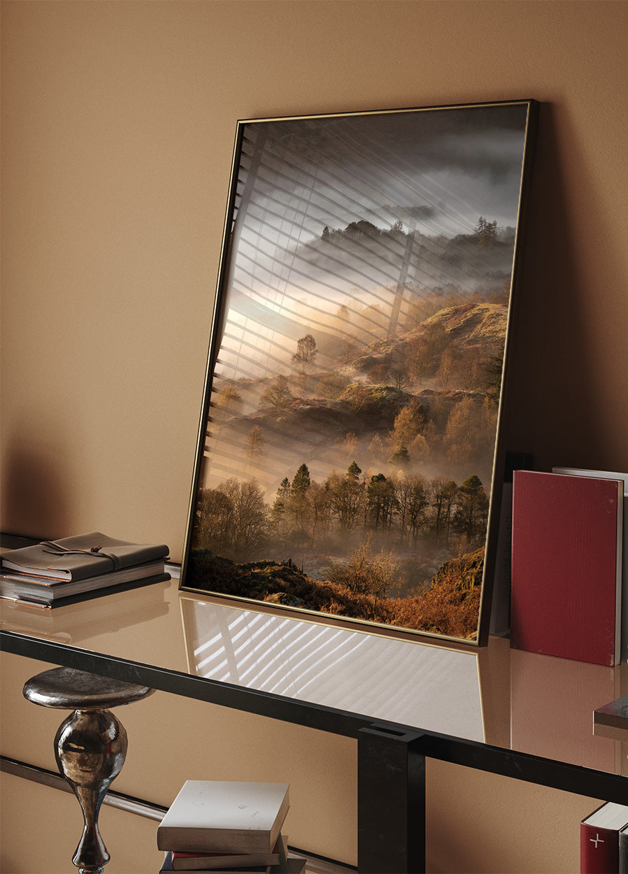 Wundervolles Herbstmorgen-Poster - Posterbox.dk